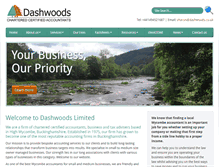 Tablet Screenshot of dashwoodsaccountants.co.uk
